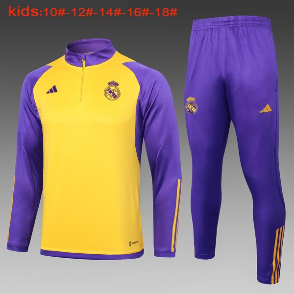 Enfant Training Real Madrid 2024-25 Jaune Purpura